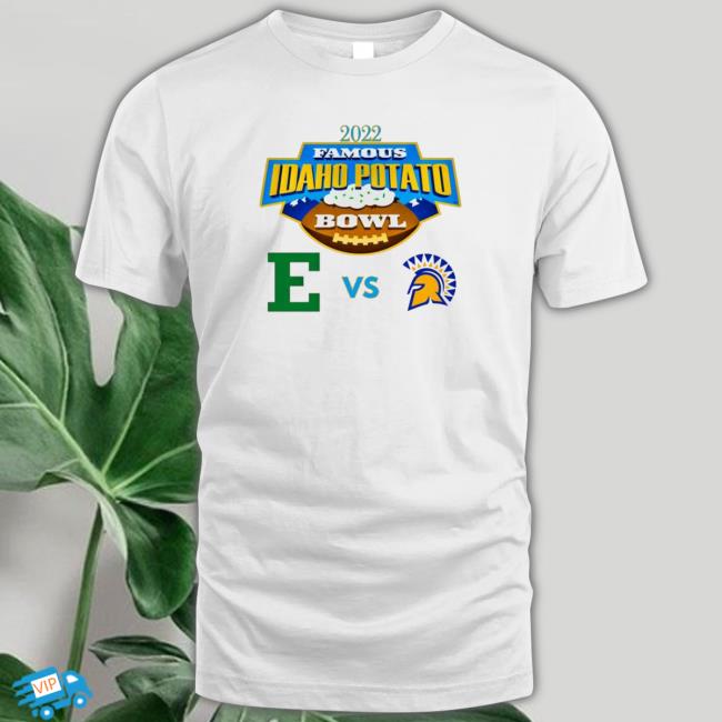 Official 2022 Idaho Potato Bowl Eagles from Eastern Michigan and Spartans from San Jose State Matchup Logo Hooded Sweatshirt Official 2022 Idaho Potato Bowl Eagles from Eastern Michigan and Spartans from San Jose State Matchup Logo Sweatshirt