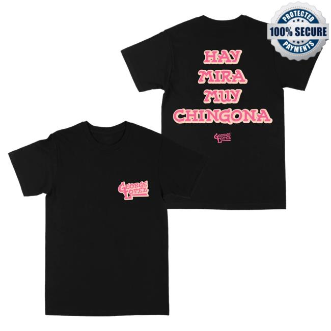 Official Merch Bar Store George Lopez Hay Mira Muy Chingona "Black" Pullover Hoodie MerchBar GeorgeLopez Apparel Clothing Shop Official Merch Bar Store George Lopez Hay Mira Muy Chingona "Black" Sweatshirts MerchBar GeorgeLopez Apparel Clothing Shop