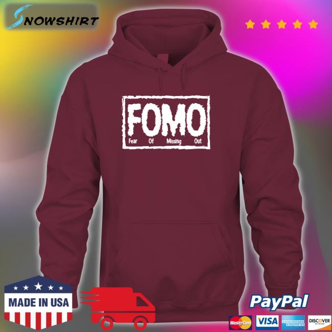 Streamlabs Merch Destiny Fomo Fomo Fear Of Missing Out Shirt