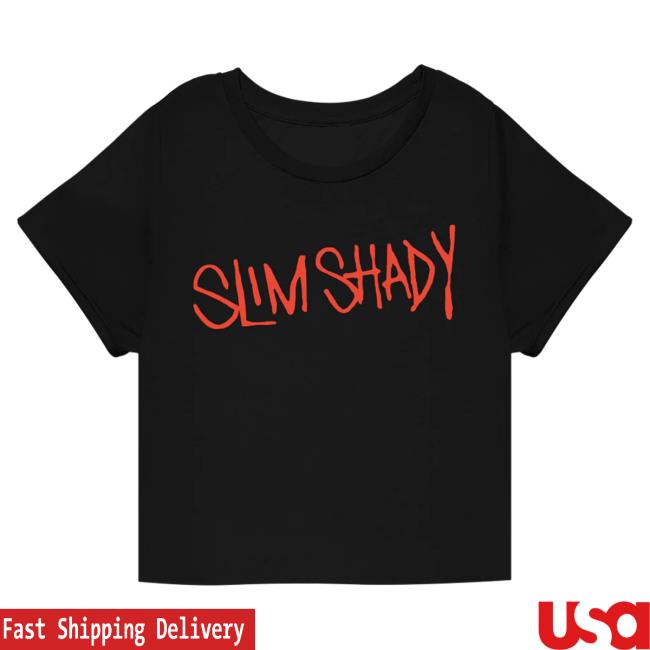 Official Eminem Merch Store Slim Shady Eminem Slim Shady Cropped Shirt New Eminem Apparel Clothing Shop SlimShady
