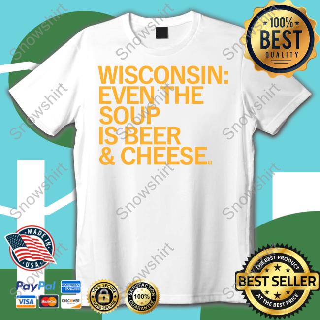 Official Raygun Merch Wisconsin Beer Cheese Soup Shirt