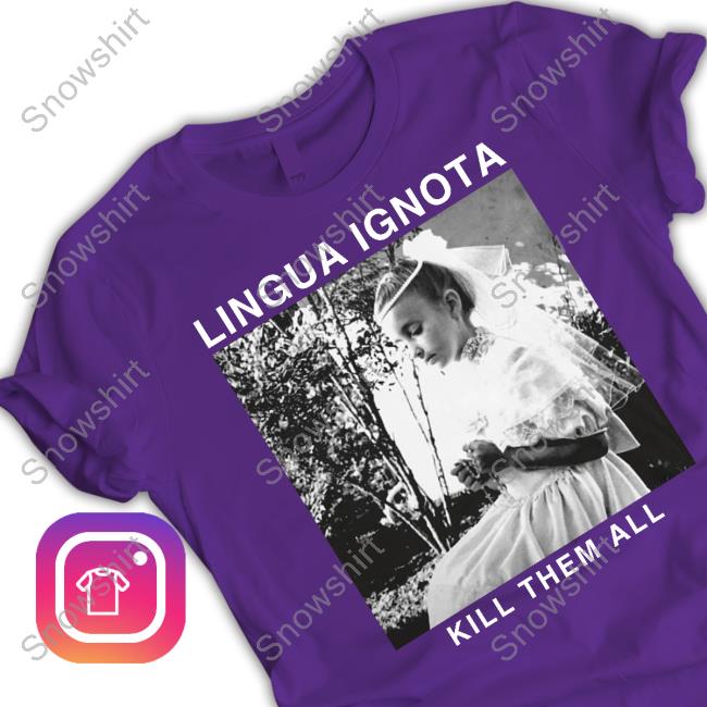 Official Lingua Ignota Merch Lingua Ignota Kill Them All T Shirts Evilgreed Official Lingua Ignota Kill Them All Tee Shirt
