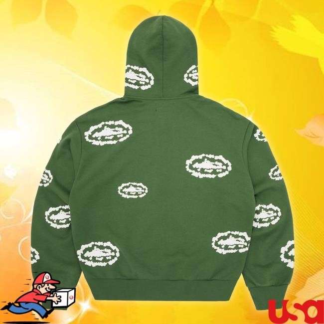 Crtz Island Wreath Zip Hoody [Green] | Corteiz Rules The World