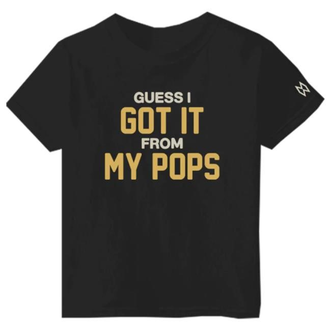 Official Morgan Wallen Merch Store Morgan Wallen Guess I Got It From My Pops T-Shirt Morgan Wallen Apparel Clothing Shop MorganWallen