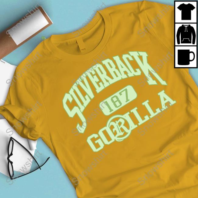 Ramirez Merch Silverback Gorilla Black Sweatshirt Ramirez Merch Silverback Gorilla Black Hooded Sweatshirt