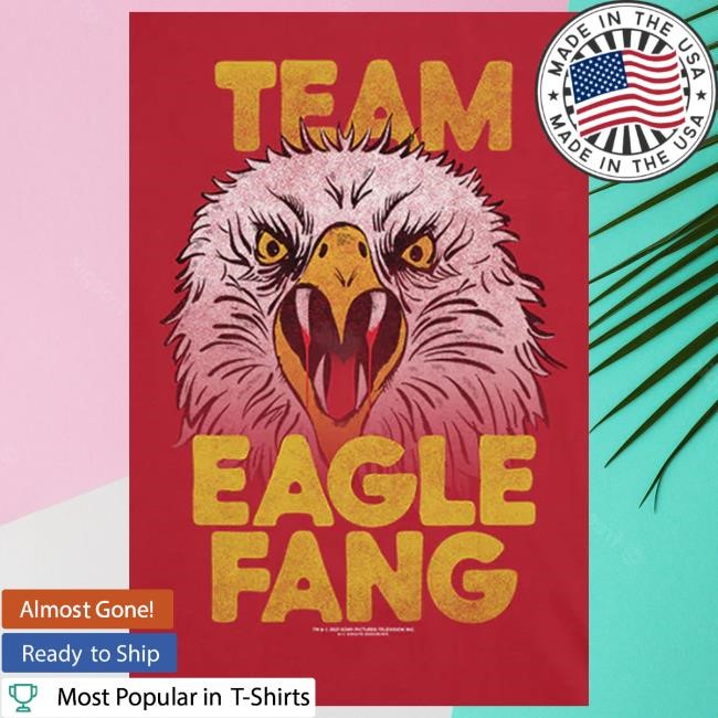 Official Cobra Kai Merch Team Eagle Fang Unisex Red Popover Shirt