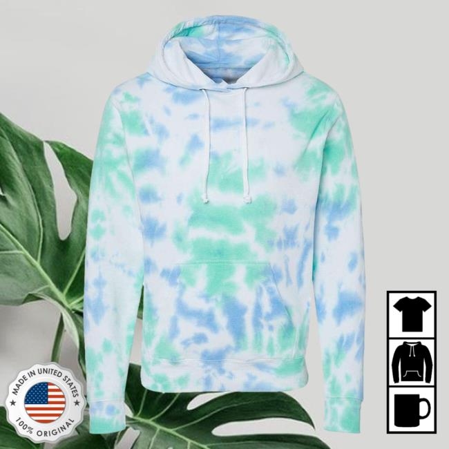 Official Kohls Apparel Clothing Store Shop Merch J. America Tie-Dye Hoodie Lagoon Tie Dye