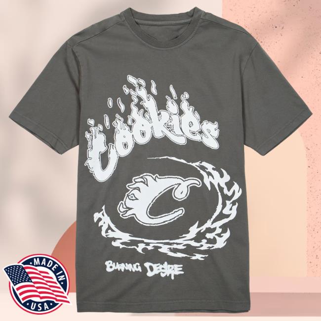 Official Cookies Merch Store Cookies Spring 2 Slow Burn Pigment S/S Popover Shirt Grey Apparel Clothing Shop Cookiessf