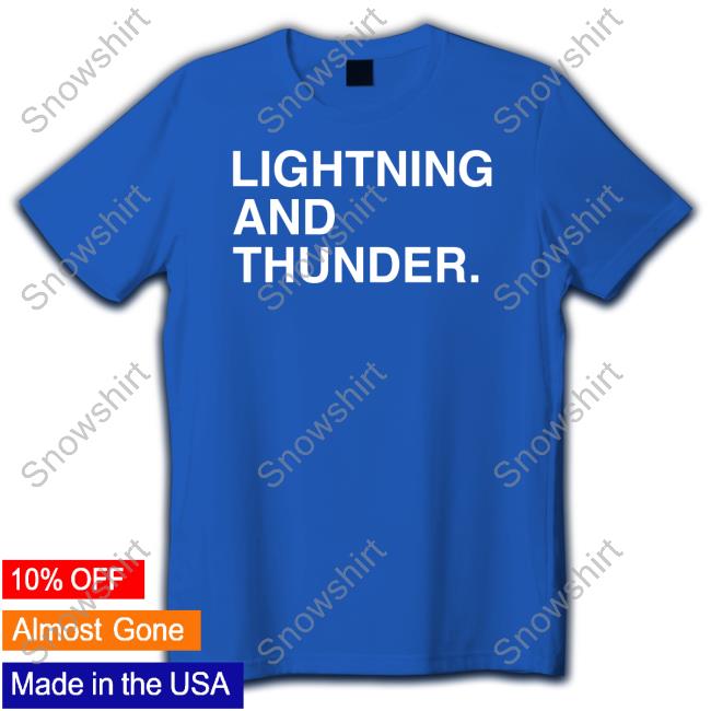 Lightning And Thunderh Hoodie