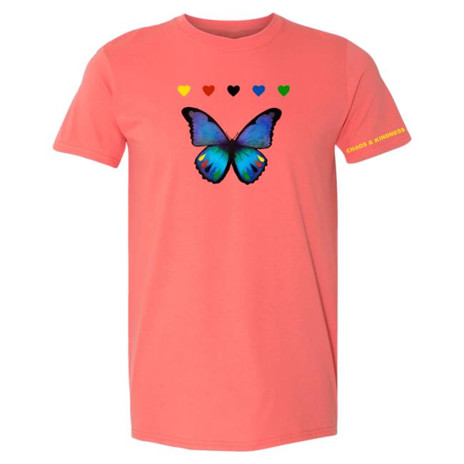Official Chaos And Kindness Store Mouth Ninja 2 Butterfly T Shirt