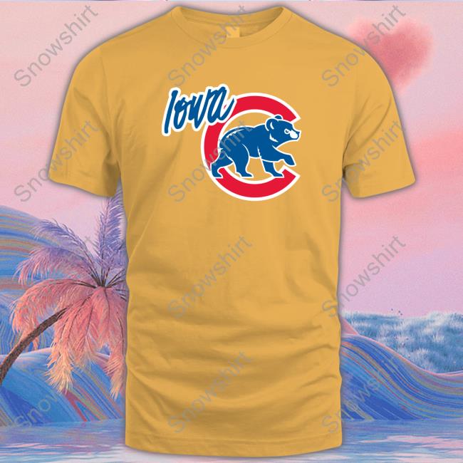 Iowa Cubs Walking Bear Hoodie MiLB Iowa Cubs Walking Bear Sweatshirt