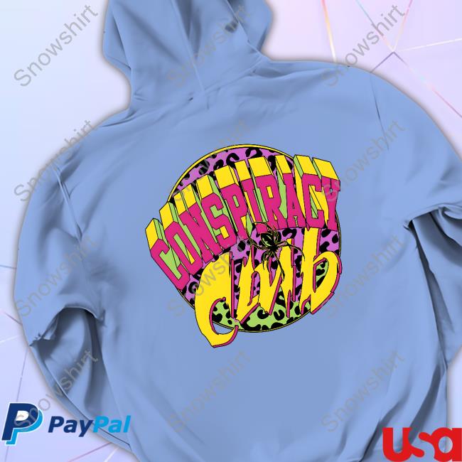 Official Conspiracy Club Hoodie Shane Dawson Merch Conspiracy Club Long Sleeve
