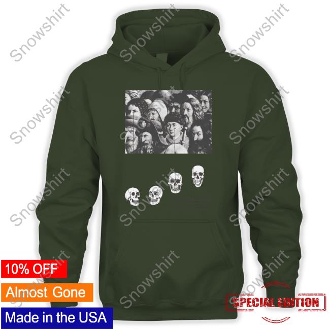 Hello Merch Protomartyr Skulls Sweatshirt Protomartyr Skulls Shirt White