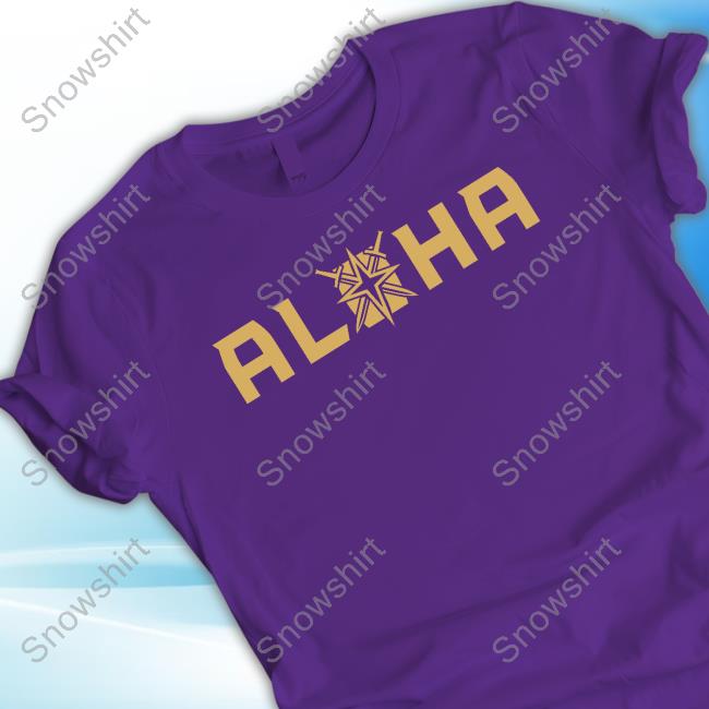 Vegas Golden Knights Aloha T Shirt 9Th Island Knight