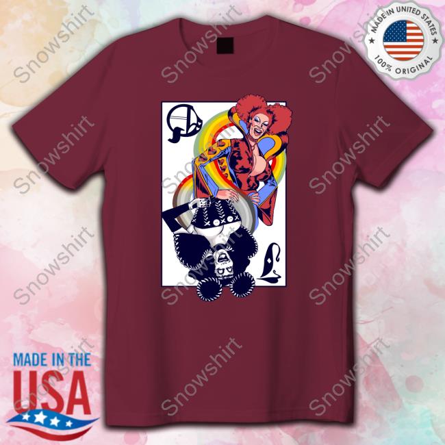 Jimbo Merch Jimbo Queen Of Hearts Hooded Sweatshirt Houseofjimbo Jimbo Queen Of Hearts Long Sleeve Shirt