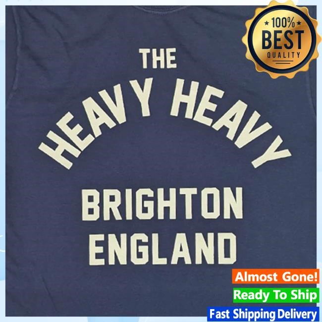 Brighton England Navy Top Shirt Hello Merch The Heavy Heavy | The Heavy Heavy Official | Music Artist Fan Gear