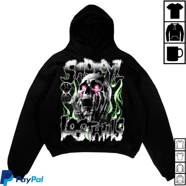 Official Sad Boyz Merch Store LHSBHOODY004 - BLACK Attractive Hoodie