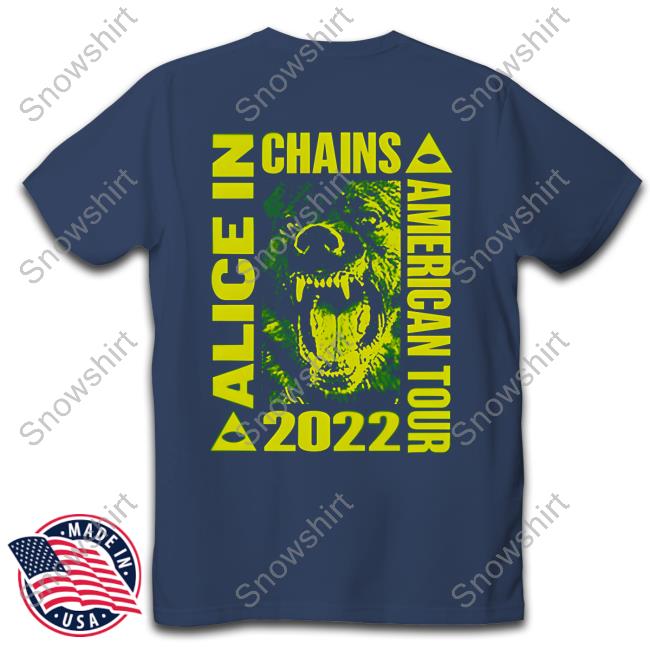 Official Alicein Chains Merch Zen 2022 Tour Pullover Hoodie Official Alicein Chains American Tour 2022 Pullover Hoodie
