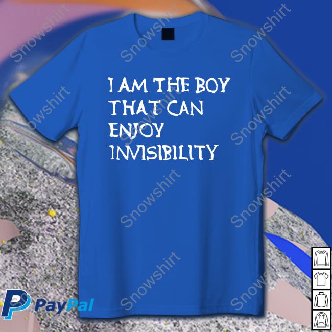 I Am The Boy That Can Enjoy Invisibility Long Sleeve T Shirt