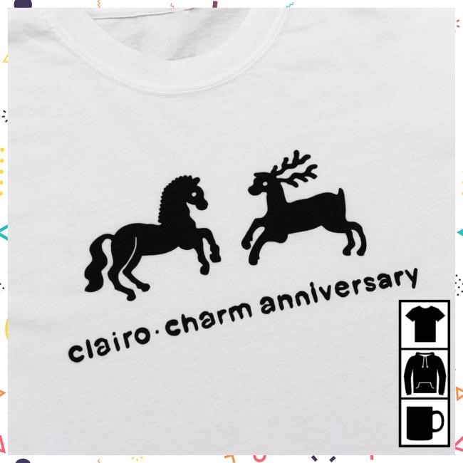 Official Clairo Merch Store Clairo Charm Wildlife Tshirt (White)