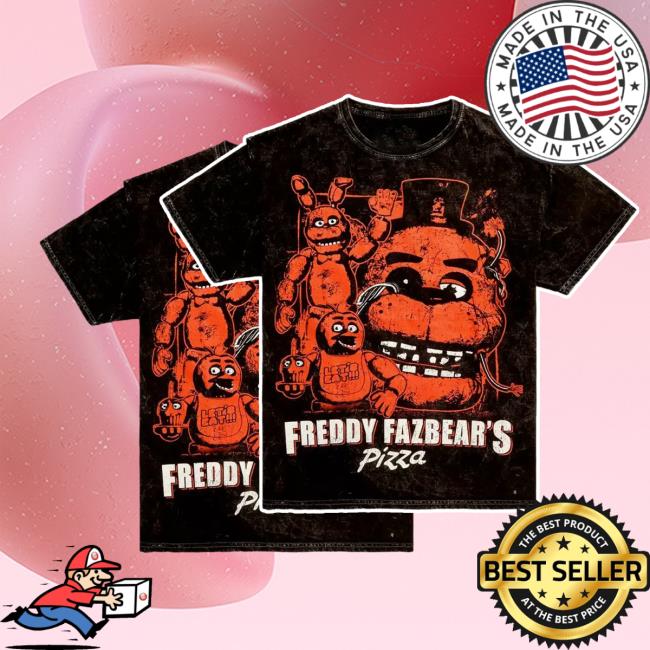 Hot Topic Official Shop Merch Classic Freddy Fazbear Pizza T-Shirt