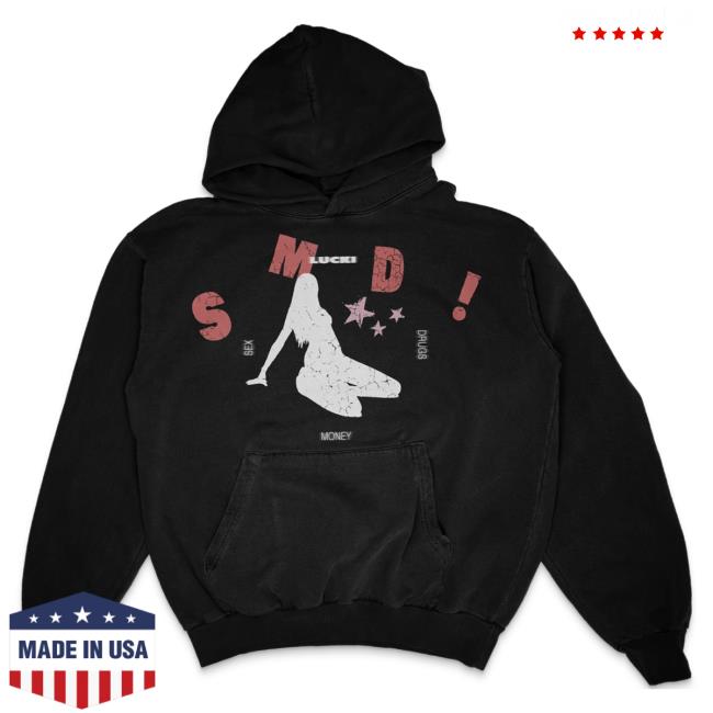 Official Lucki Merch Deadboylife SMD Crewneck Deadboylife Lucki's S*X M*Ney Dr*Gs Album.