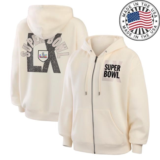 Legacy 2026 Super Bowl LX NFL WEAR Full-Zip Fleece Hoodie