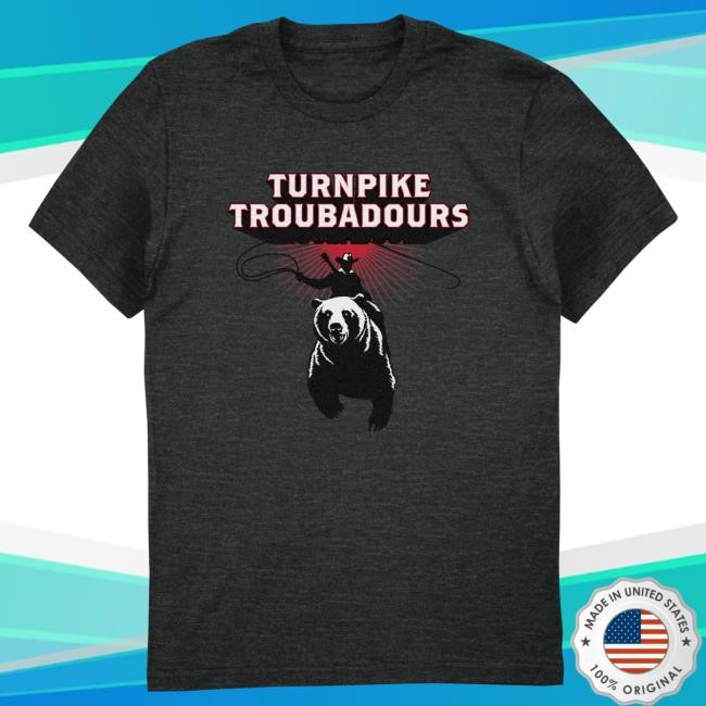 Official Turnpike Troubadours Merch Shop Rodeo Bear Top Shirt