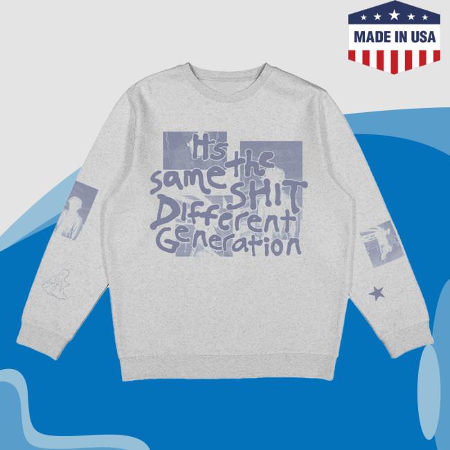 Official Ricky Montgomery Merch Store Same Shit Mens Sweatshirt