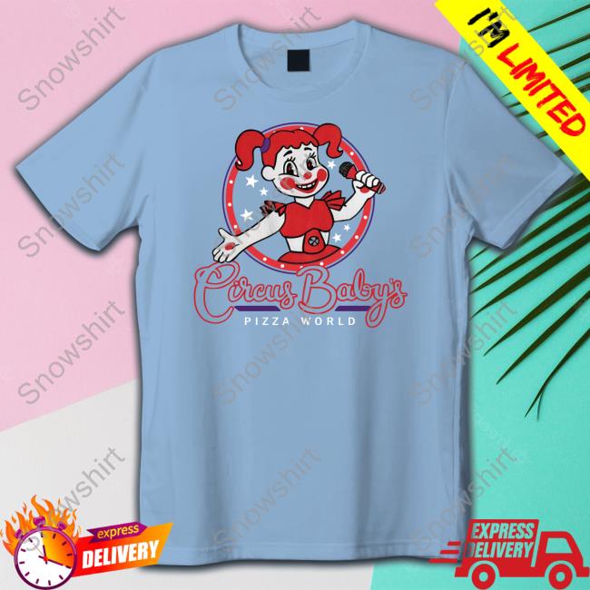 Springs Bioworld Girls Circus Babys Pizza World Tee Shirt