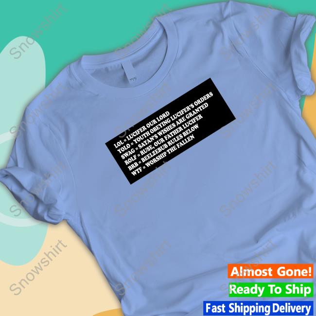 Official Lol Yolo Swag Rofl Brb Wtf Cap Official Lol Yolo Swag Rofl Brb Wtf Shirt