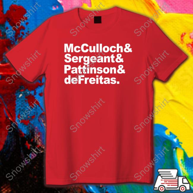 Mcculloch & Sergeant & Pattinson & Defreitas T-Shirt