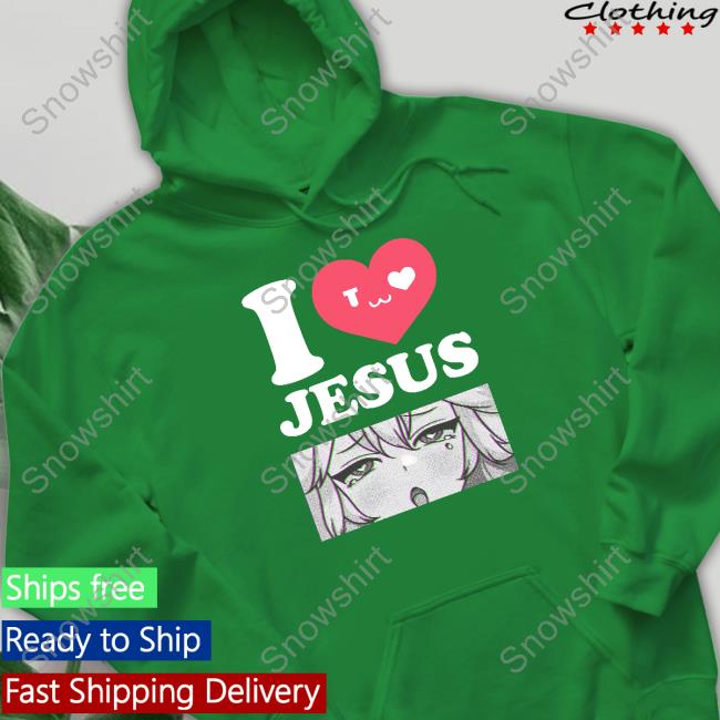 Vshojo Merch I Love Jesus Crewneck Sweatshirt Vshojo Merch I Love Jesus Tee