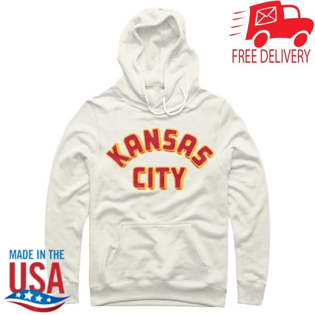 KC Red & Gold Arch Hooded Sweatshirt Charlie Hustle Merch Store Official KC Red & Gold Arch Hooded Sweatshirt Charlie Hustle Merch Store Official