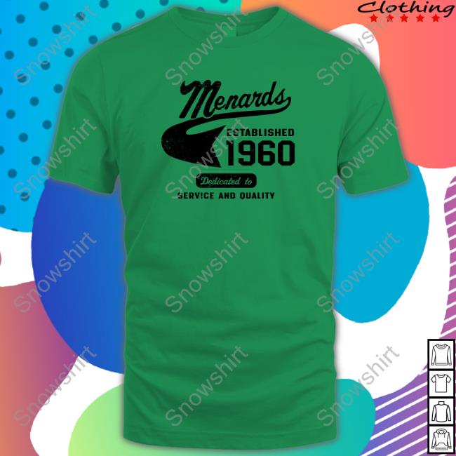 Menards Established 1960 Shirt Memphis Grizzlies Menards Established 1960 Tee Shirt Memgrizz