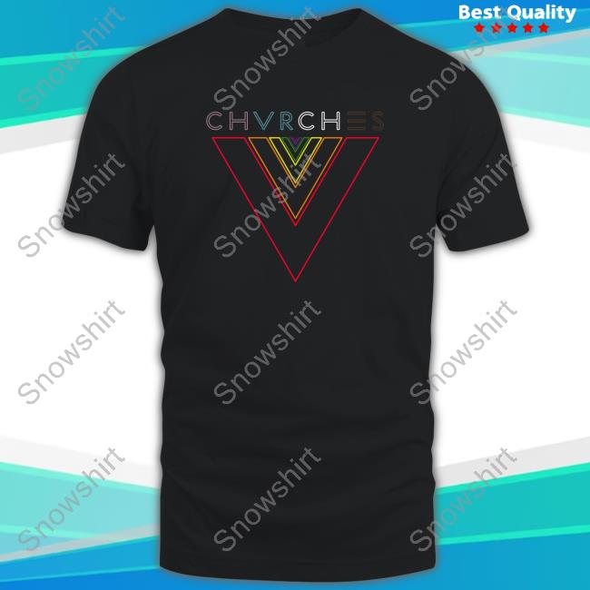Official Chvrches Pride Tron Tee Shirt