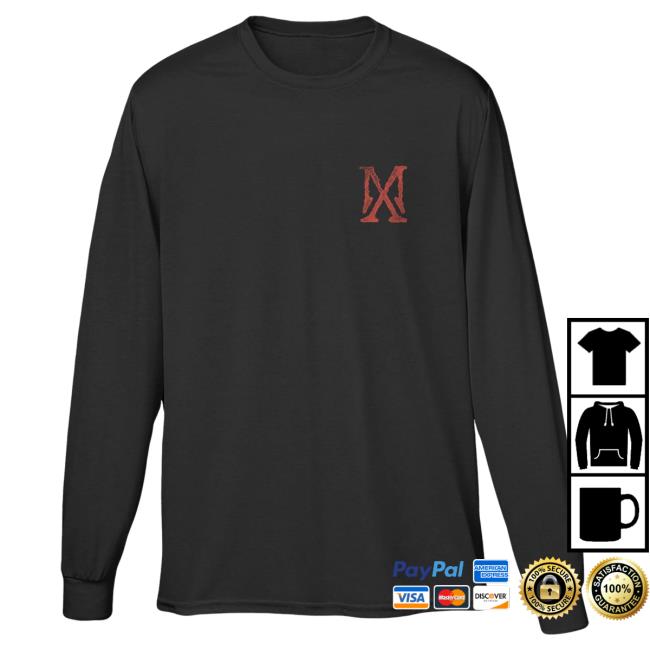 Official Madonna Merch Store Mx Logo Passport Stamp Long-Sleeve Madonna Apparel Clothing Shop