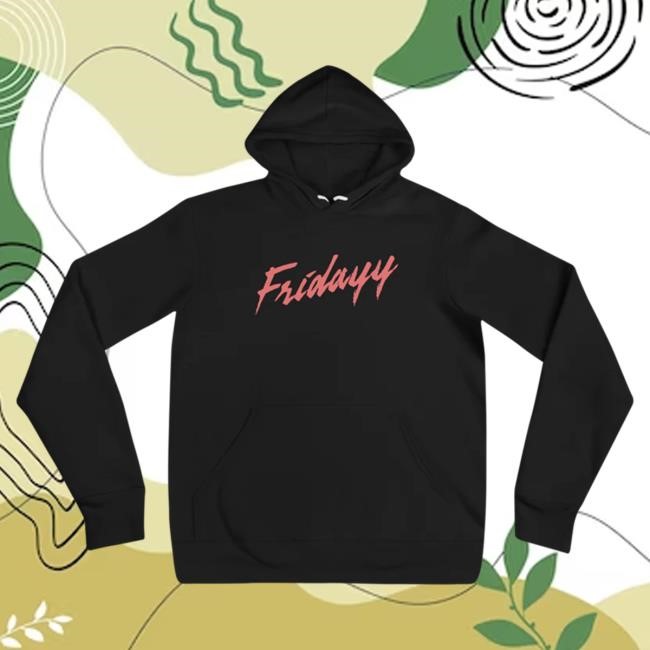 Official Def Jam Store Fridayy: Fridayy Black Logo Hooded Sweatshirt