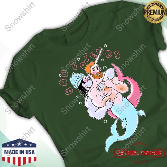 Bad Friends Merch Mermen Tee Shirt
