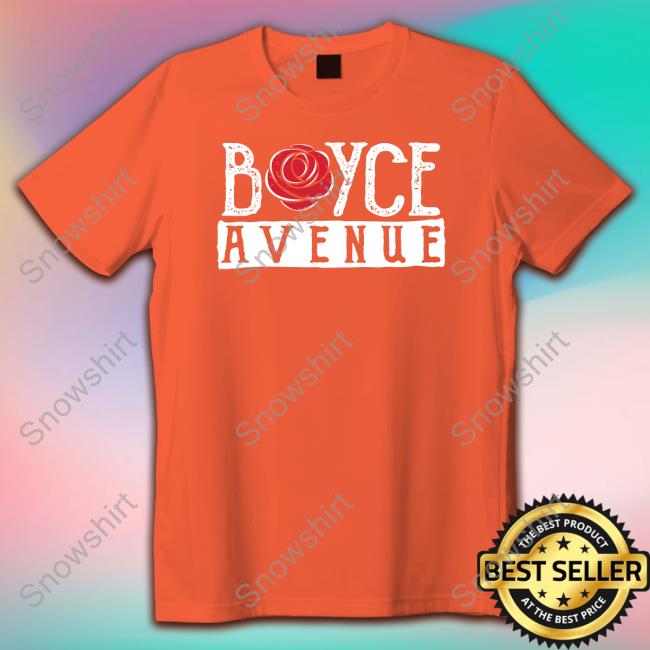 Boyce Avenue Boyce Rose T Shirt Boyce Avenue Merch Boyce Rose Long Sleeve Shirt