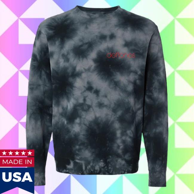 Deftones Merchandise Deftones Tie Dye Dagger Long Sleeve Shirt