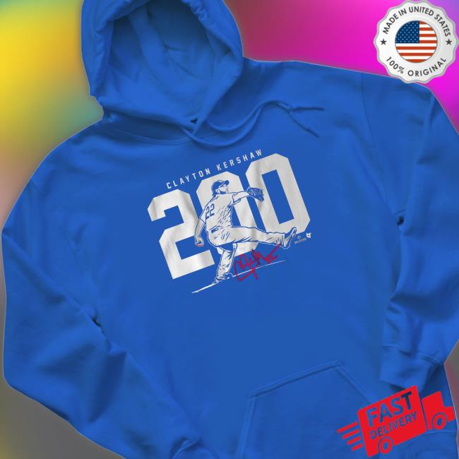 Official Breakingt Merch Clayton Kershaw 200 Shirt