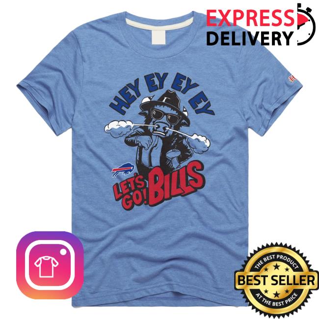 Homage Buffalo Bills "Hey Ey Lets Go Bills" Long Sleeve