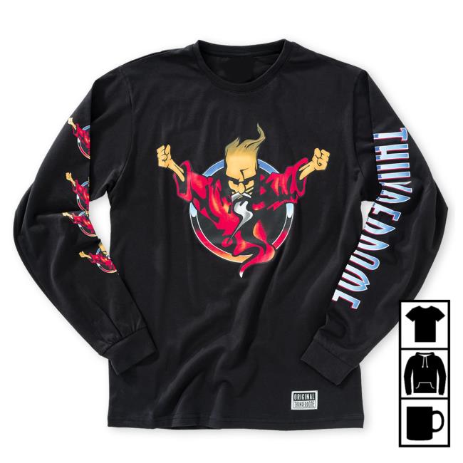 Thunderdome Merch Store | Thunderdome Original Women's Long Sleeve Tee Black