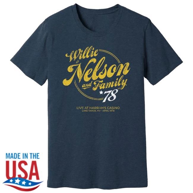 Willie Nelson - Willie Nelson & Family Live '78 Tee Willie Nelson Merch
