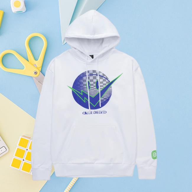 Official Blue Checks Hoodie