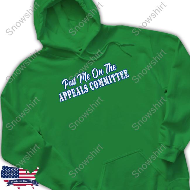Couch Racer Put Me On The Appeals Committee Tee Couch Racer Merch Put Me On The Appeals Committee Tee Shirt