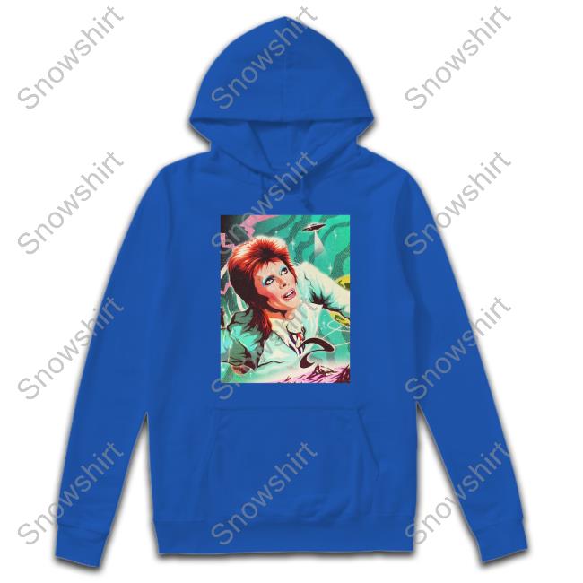Galactic Bowie Hoodie Official Nordacious Merch Galactic Bowie Tee