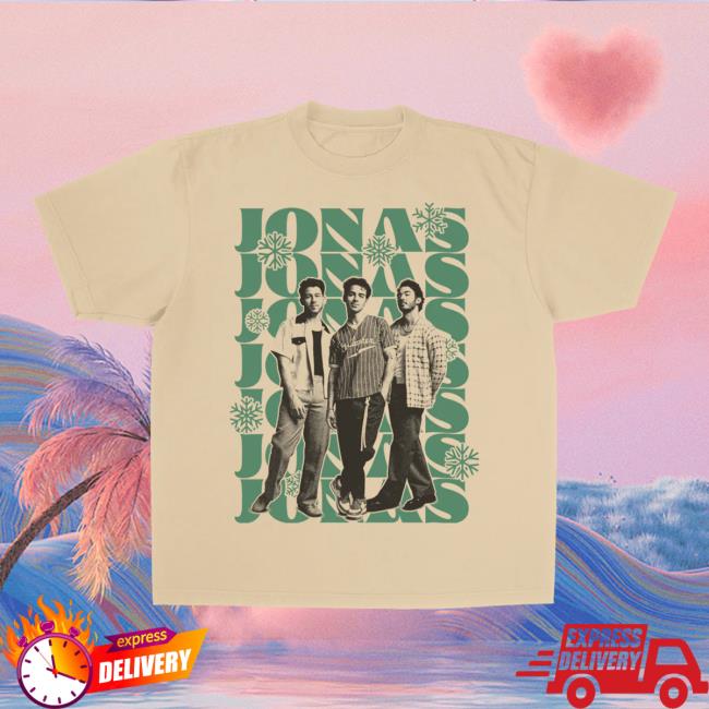 Official Jonas Brothers Merch Jonas Snow Green Tee Shirt Jonasbrothers