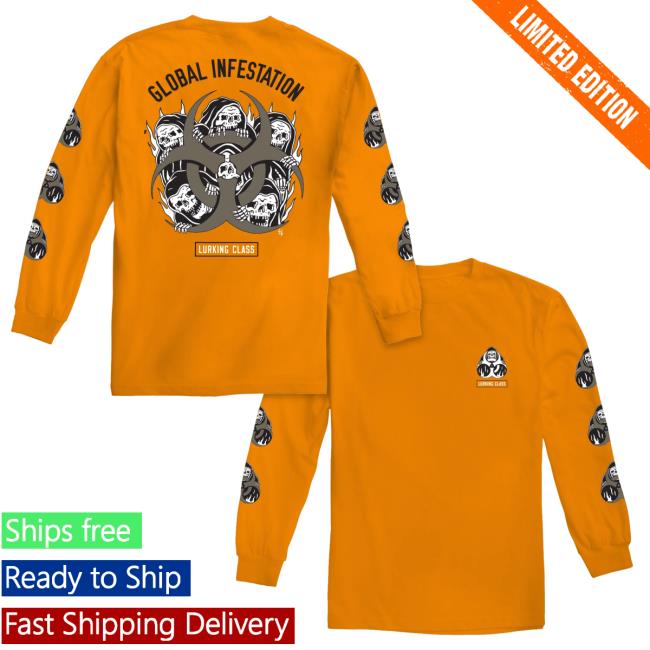 Lurking Class Clothing Global Infestation Infest Long Sleeve Tees Orange LurkingClass